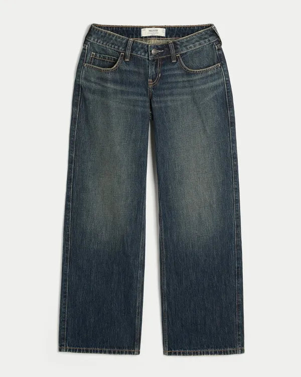 Ultra Low-Rise Baggy Jeans