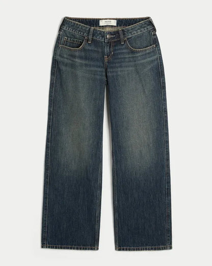 Ultra Low-Rise Baggy Jeans