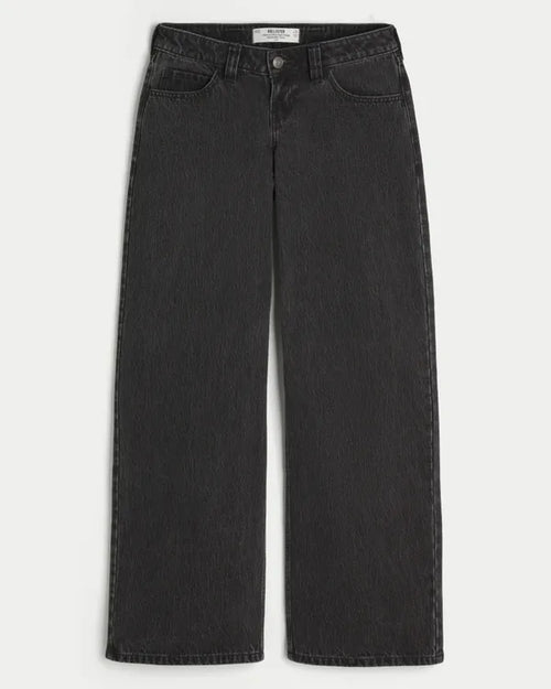 Hollister Andi Adjustable Waist Ultra Low-Rise Super Baggy Jeans