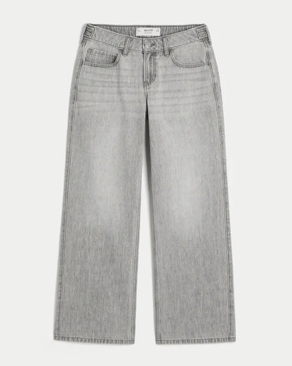 Hollister Andi Adjustable Waist Low-Rise Baggy Jeans