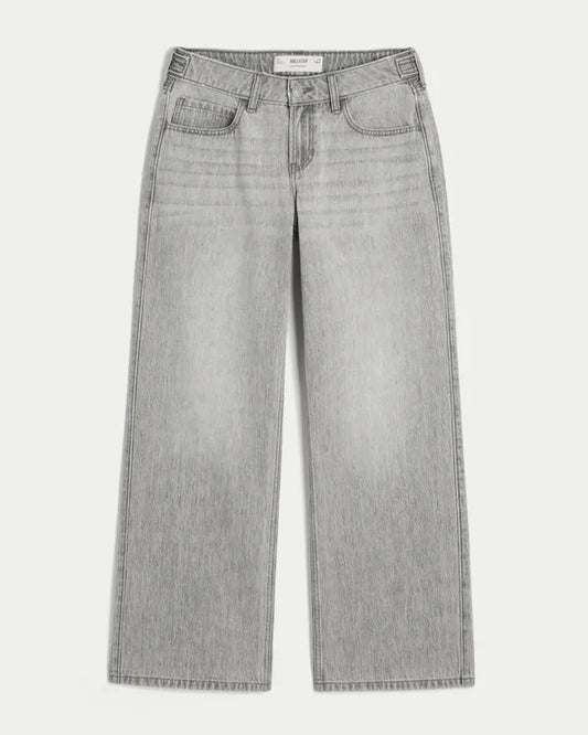 Hollister Andi Adjustable Waist Low-Rise Baggy Jeans