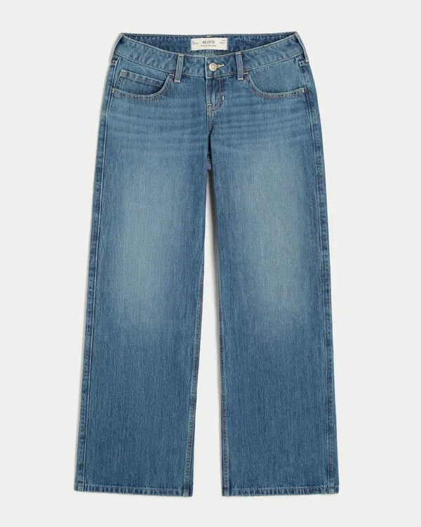 Ultra Low-Rise Baggy Jeans