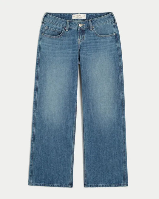 Ultra Low-Rise Baggy Jeans