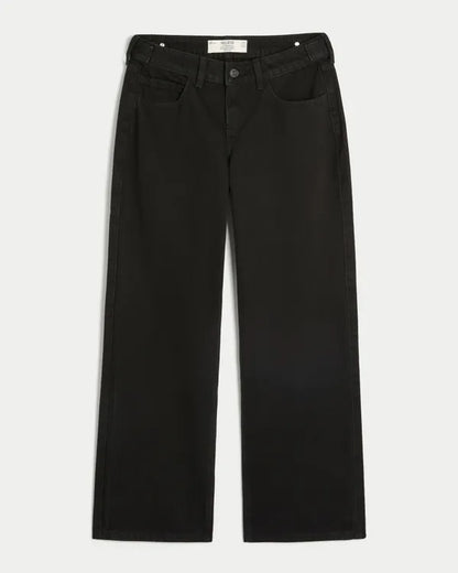 Hollister Andi Adjustable Waist Low-Rise Baggy Jeans
