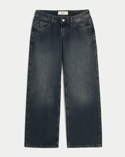 Ultra Low-Rise Baggy Jeans