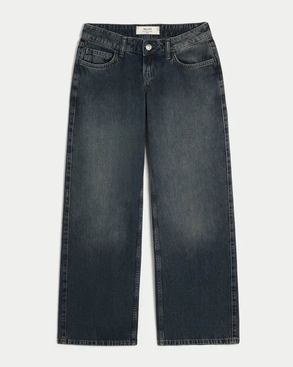Ultra Low-Rise Baggy Jeans