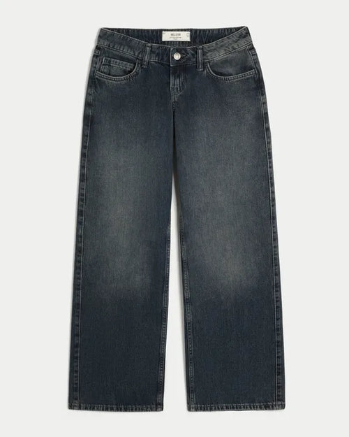 Ultra Low-Rise Baggy Jeans