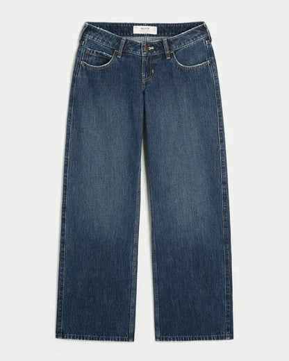 Ultra Low-Rise Baggy Jeans
