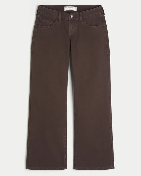 Ultra Low-Rise Baggy Jeans