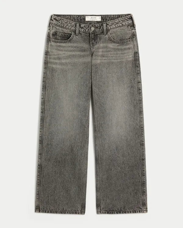 Ultra Low-Rise Baggy Jeans