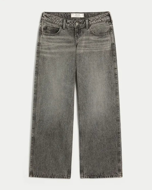 Ultra Low-Rise Baggy Jeans