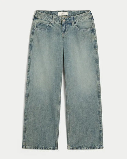 Ultra Low-Rise Baggy Jeans