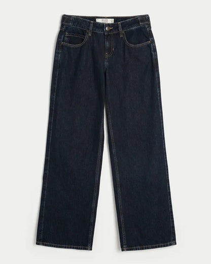 Hollister Andi Adjustable Waist Low-Rise Baggy Jeans