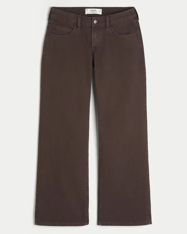 Ultra Low-Rise Baggy Jeans
