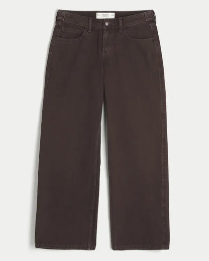 Hollister Andi Adjustable Waist Low-Rise Baggy Jeans
