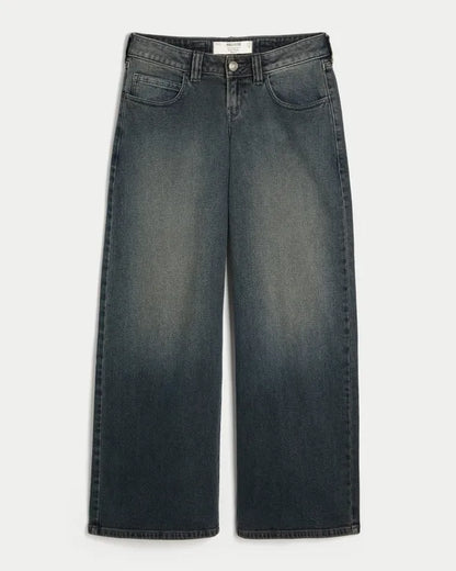 Hollister Andi Adjustable Waist Ultra Low-Rise Super Baggy Jeans