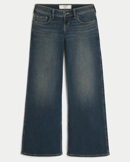 Ultra Low-Rise Wide-Leg Jeans