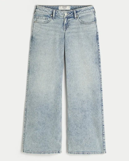 Ultra Low-Rise Wide-Leg Jeans
