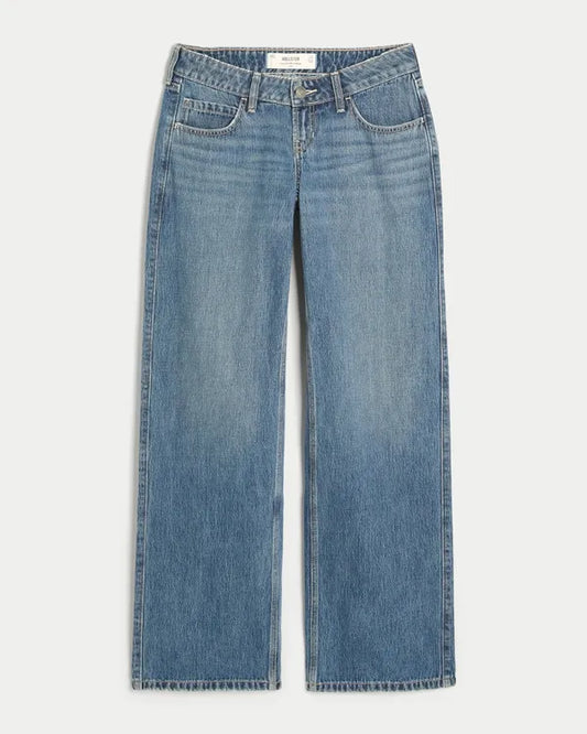 Ultra Low-Rise Baggy Jeans