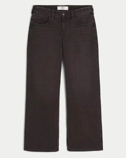 Hollister Andi Adjustable Low-Rise Baggy Jeans