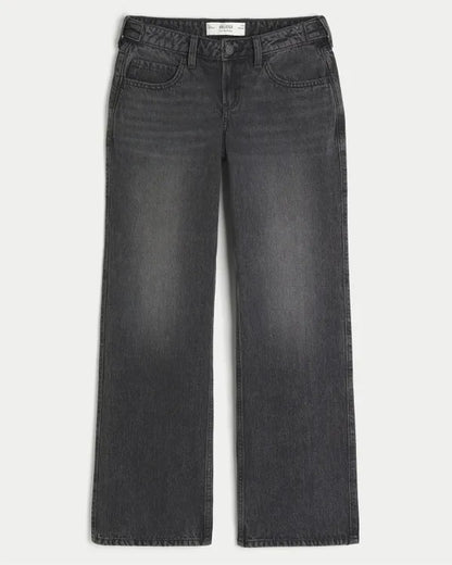 Hollister Andi Adjustable Waist Low-Rise Baggy Jeans
