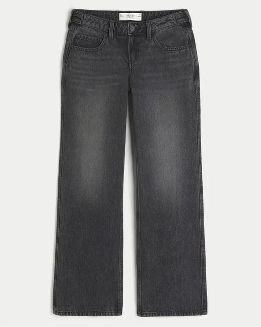 Hollister Andi Adjustable Waist Low-Rise Baggy Jeans