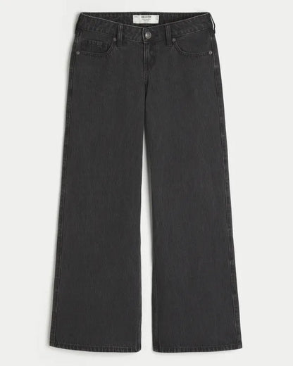 Ultra Low-Rise Wide-Leg Jeans