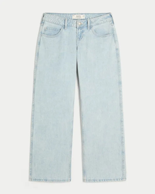 Ultra Low-Rise Baggy Jeans