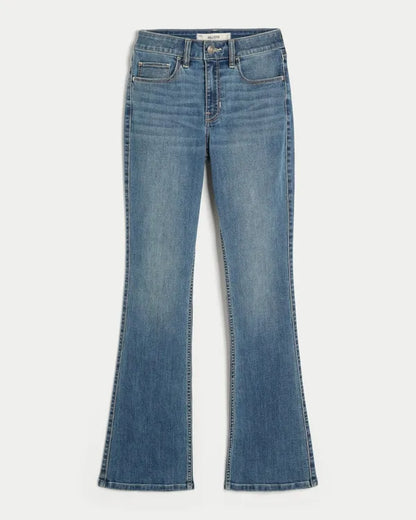 High-Rise Bootcut Jeans