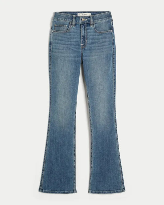 High-Rise Bootcut Jeans