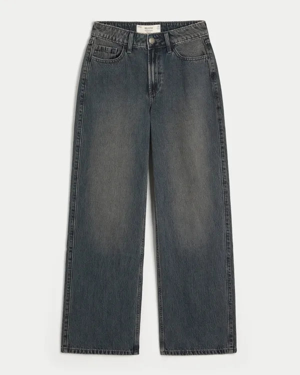 Curvy High-Rise Baggy Jeans