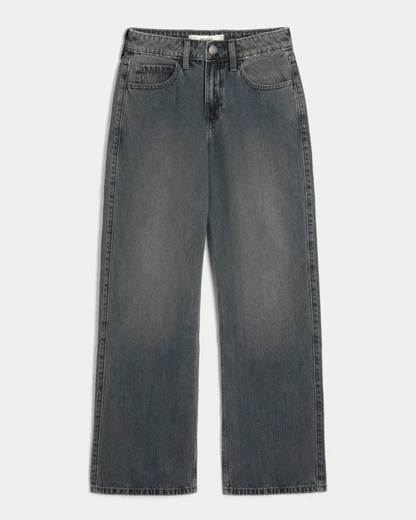 High-Rise Baggy Jeans