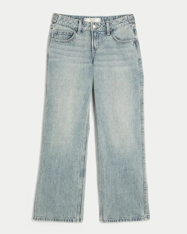 Hollister Andi Adjustable Waist Low-Rise Baggy Jeans