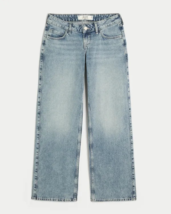 Ultra Low-Rise Baggy Jeans