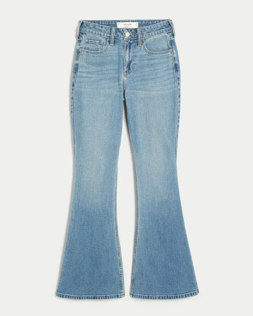 Curvy High-Rise Flare Jeans