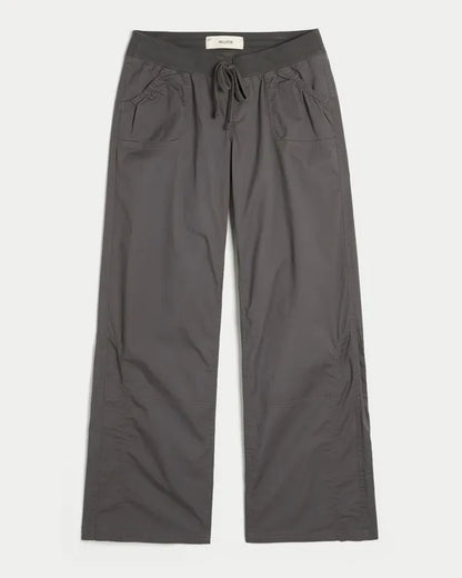 Hollister Remi Ultra Low-Rise Poplin Pull-On Pants