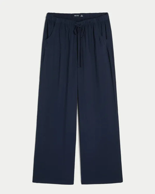 Pull-On Slub Pants