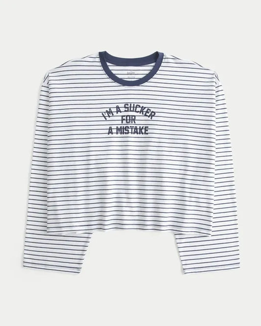 Oversized Long-Sleeve Freya Skye Graphic Tee