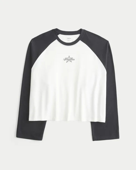 Oversized Long-Sleeve Freya Skye Graphic Tee