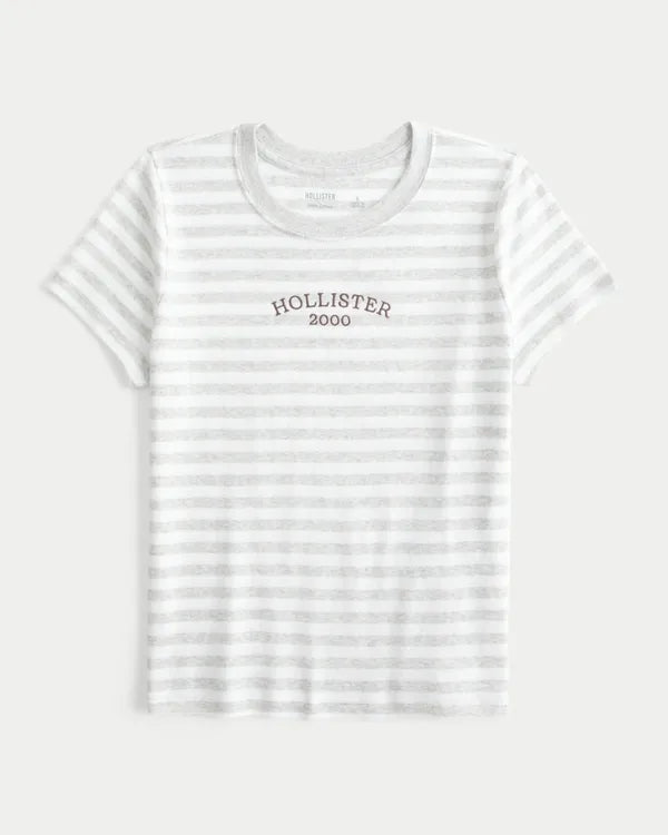 Cotton Logo Graphic Baby Tee