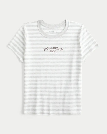 Cotton Logo Graphic Baby Tee