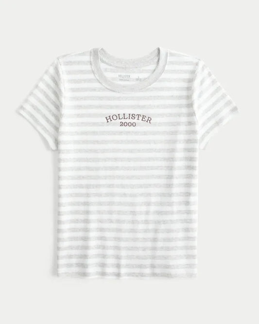 Cotton Logo Graphic Baby Tee