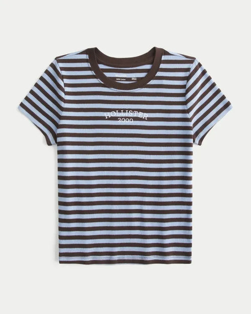 Cotton Logo Graphic Baby Tee