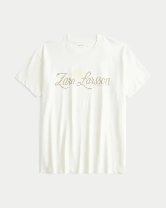 Oversized Zara Larsson Graphic Tee