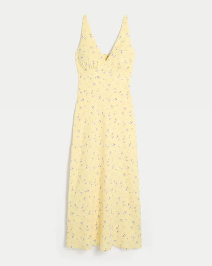 Crepe Maxi Dress