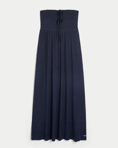 Strapless Knit Maxi Dress