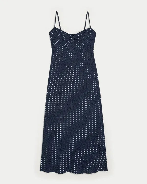Crepe Slip Maxi Dress