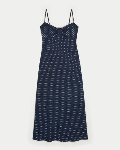 Crepe Slip Maxi Dress