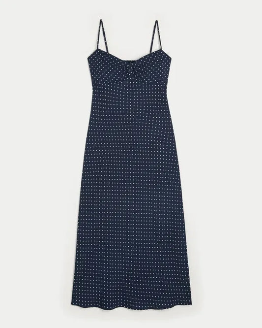 Crepe Slip Maxi Dress