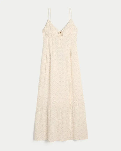 Pintuck Maxi Dress